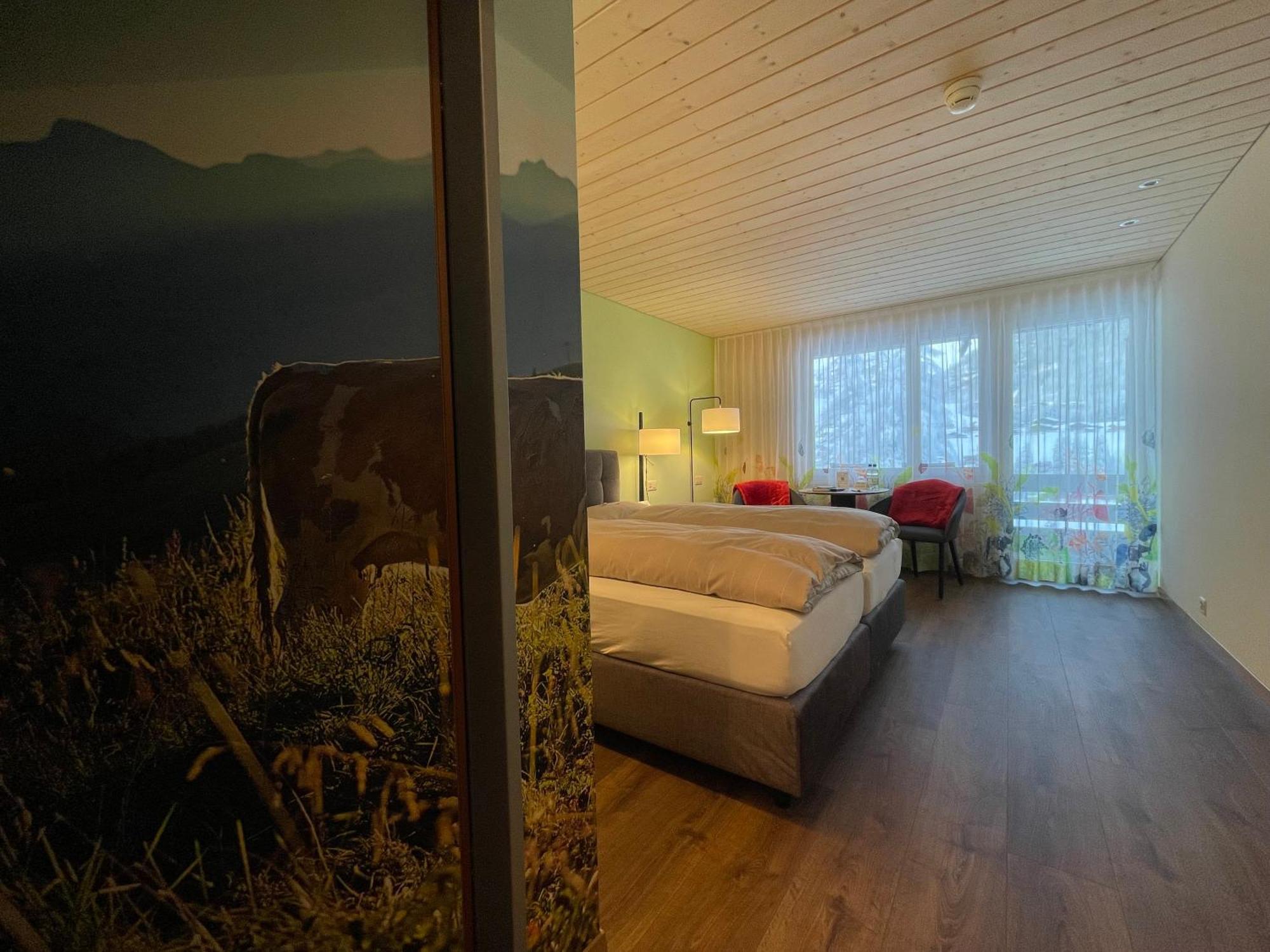 Ferien- Und Familienhotel Alpina Adelboden Buitenkant foto